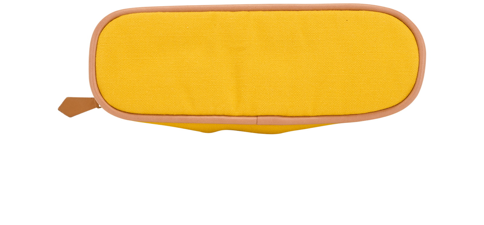 Hermes Mini Bolide Case, &pound;175, Accessories, Yellow, Cotton, Top view